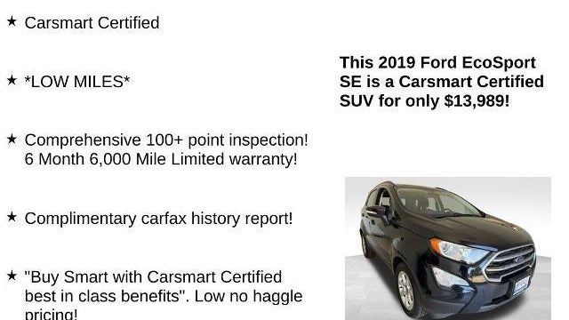 2019 Ford EcoSport SE