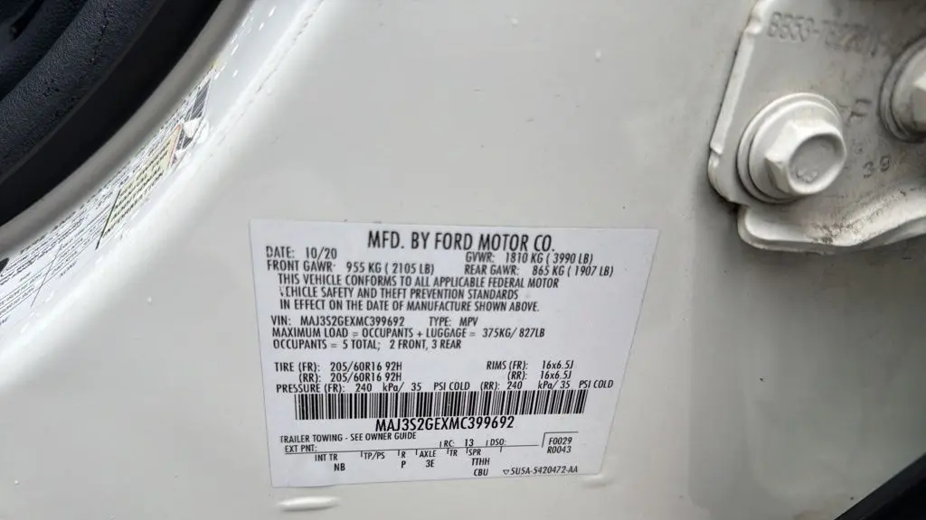 2021 Ford EcoSport SE