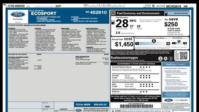 2021 Ford EcoSport Titanium