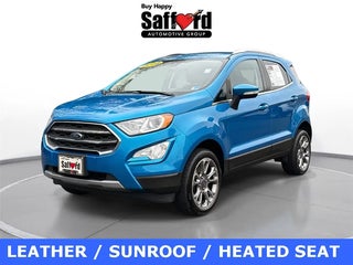 2018 Ford EcoSport with Blue Candy Metallic Tinted Clearcoat Exterior