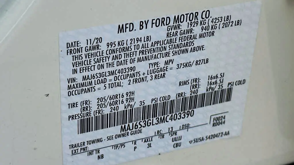 2021 Ford EcoSport SE