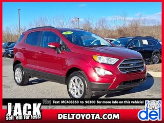 2021 Ford EcoSport with Ruby Red Metallic Tinted Clearcoat Exterior