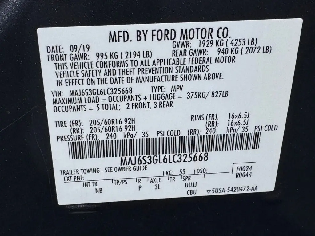 2020 Ford Ecosport - $13,637