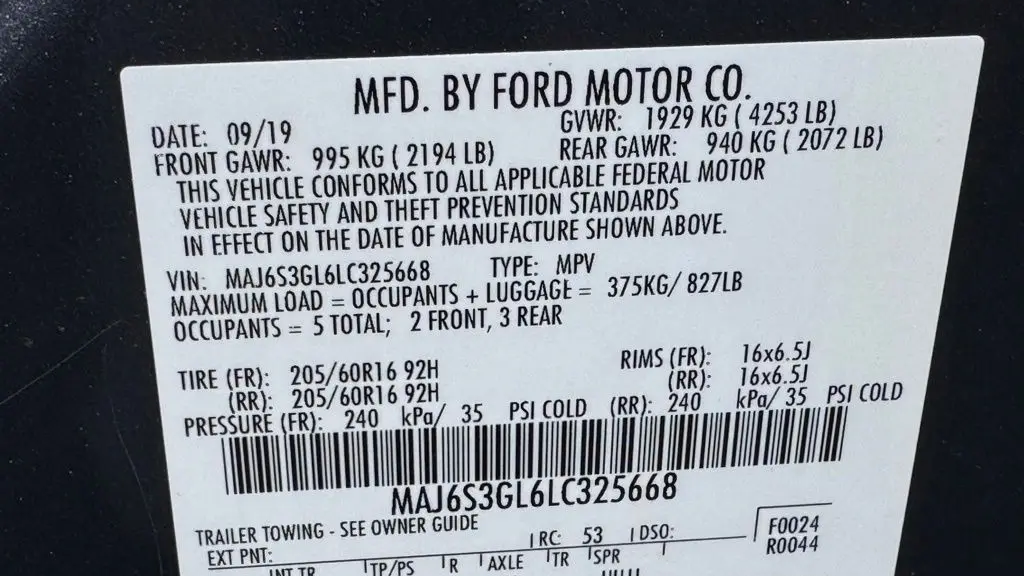 2020 Ford EcoSport SE