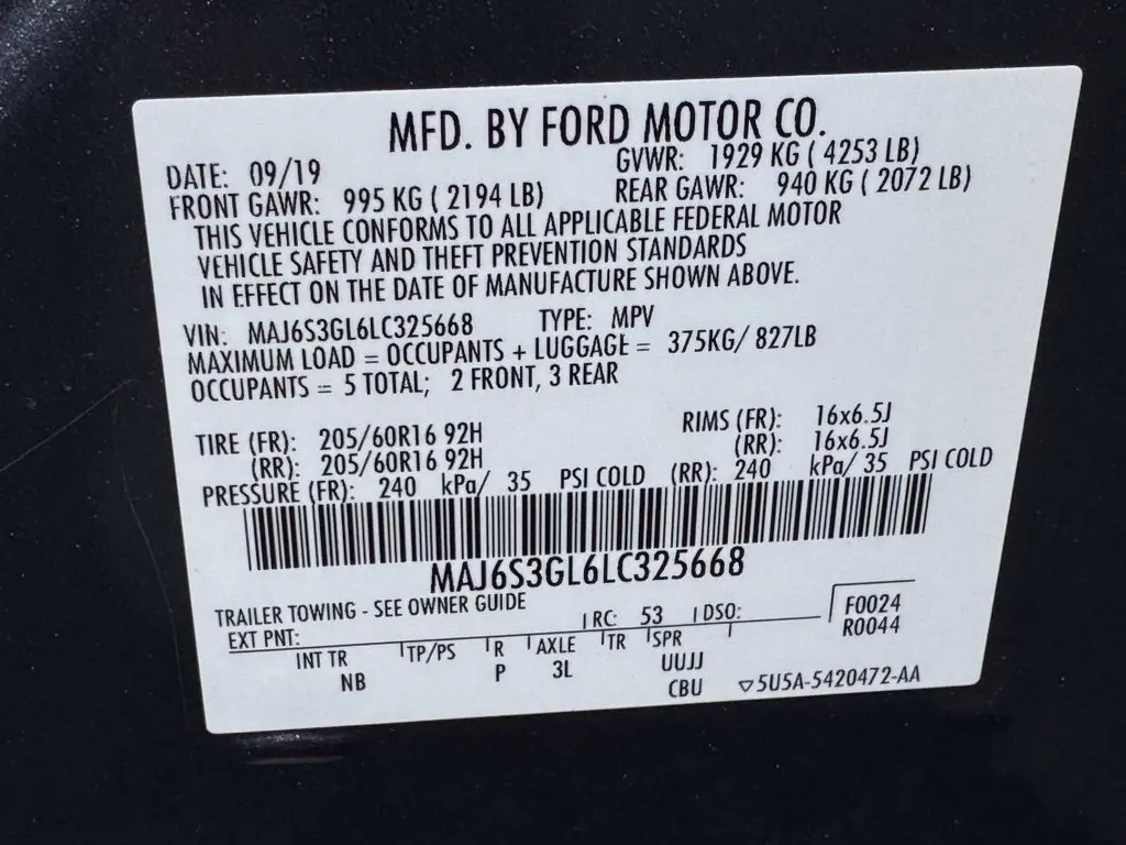 2020 Ford Ecosport - $13,637