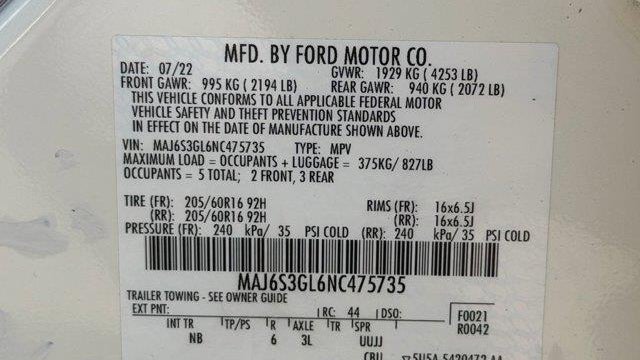 2022 Ford EcoSport SE