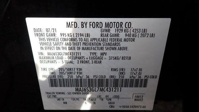 2021 Ford EcoSport SE