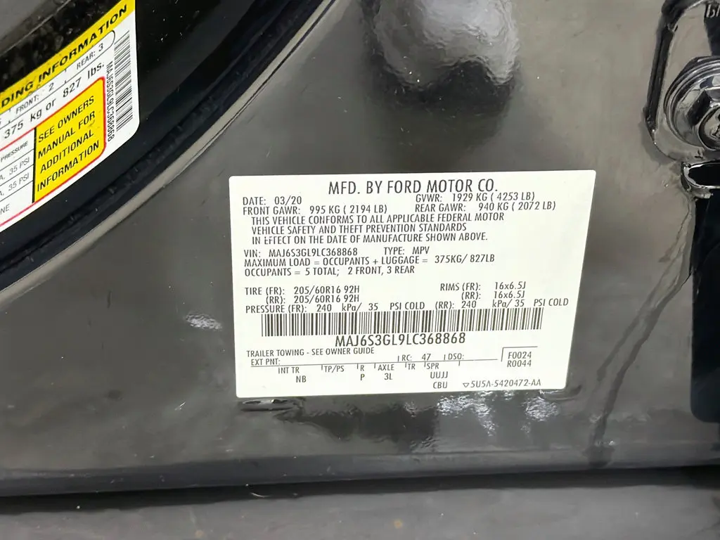 2020 Ford Ecosport - $13,939