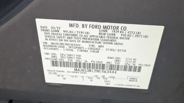 2022 Ford EcoSport Titanium