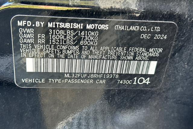 2024 Mitsubishi Mirage - $14,564