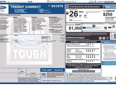 2022 Ford Transit Connect XLT 4DR LWB Mini-Van W/REAR Liftgate