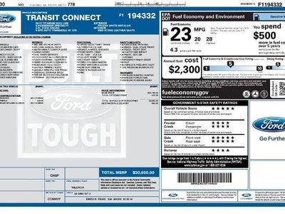 2015 Ford Transit Connect Titanium 4DR LWB Mini-Van W/REAR Liftgate