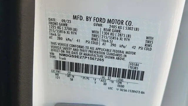 2023 Ford Transit Connect XL