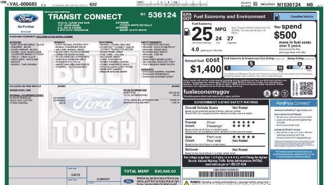 2022 Ford Transit Connect XL