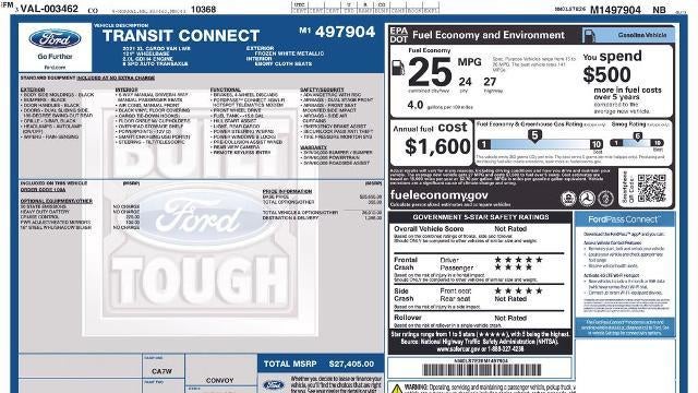2021 Ford Transit Connect XL