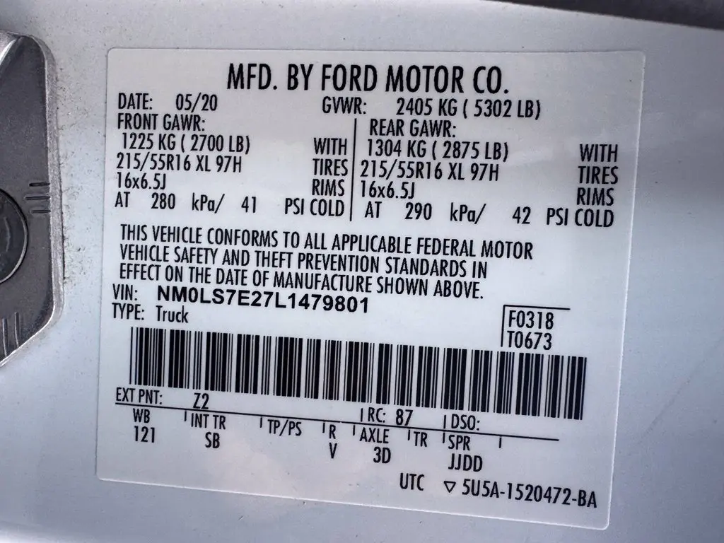 2020 Ford Transit Connect - $16,000