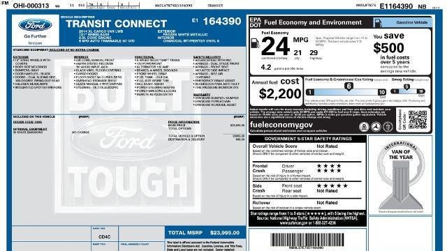2014 Ford Transit Connect XL
