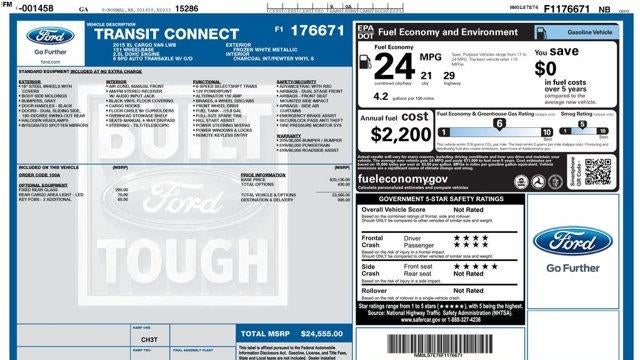 2015 Ford Transit Connect XL