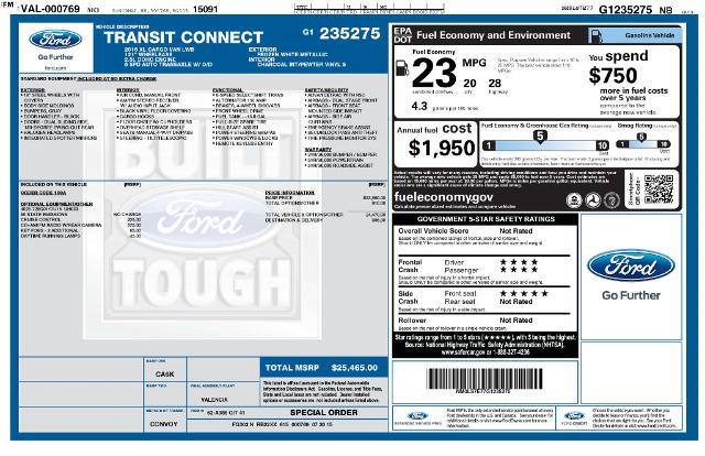 2016 Ford Transit Connect - $15,951