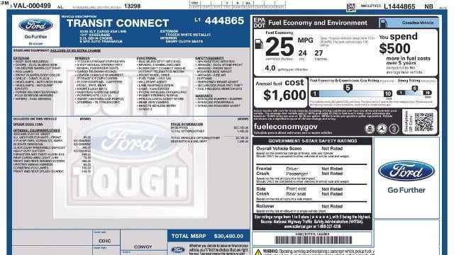 2020 Ford Transit Connect XLT