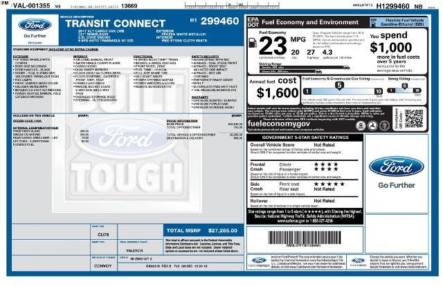 2017 Ford Transit Connect - $11,000