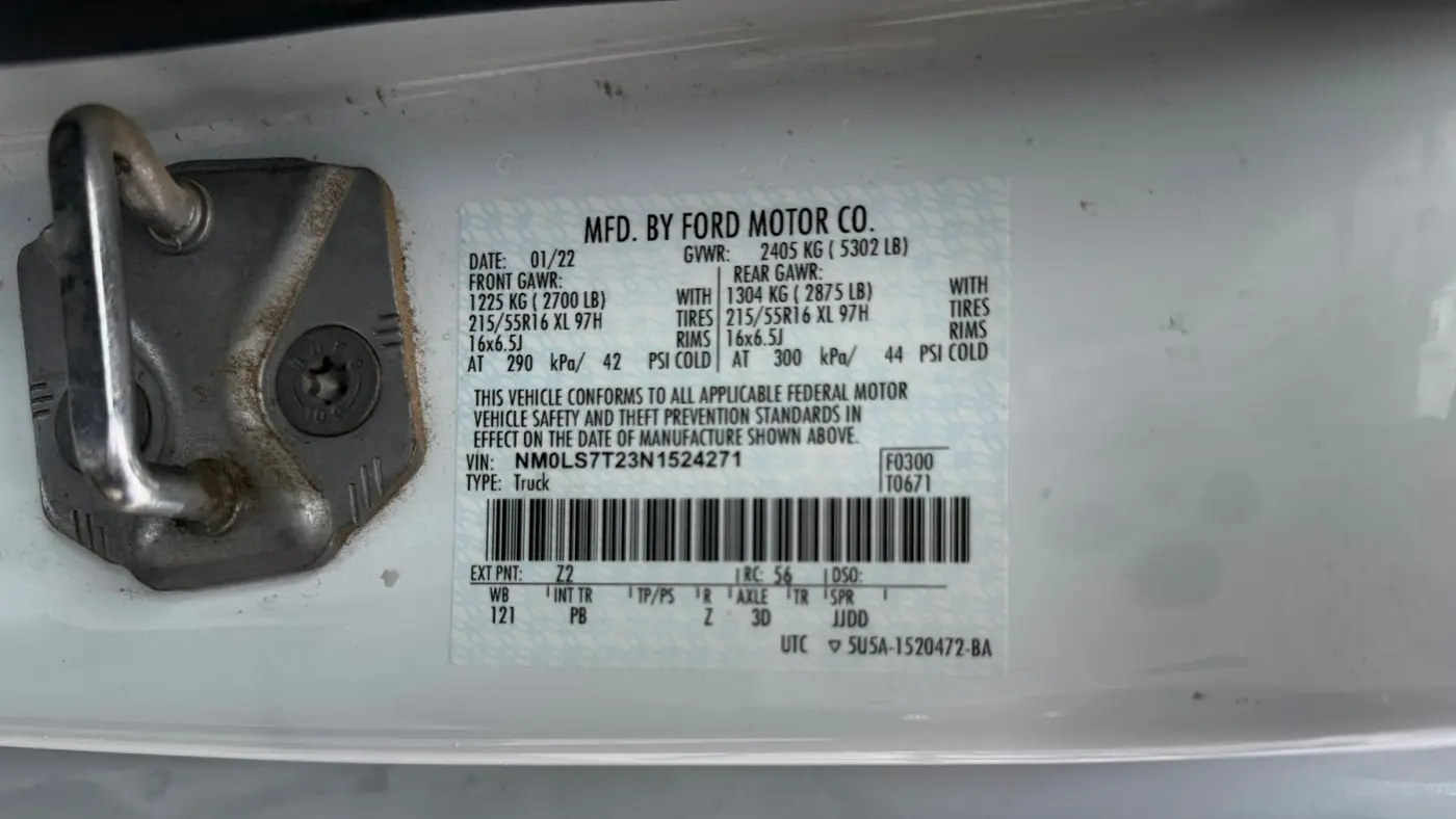 2022 Ford Transit Connect XLT