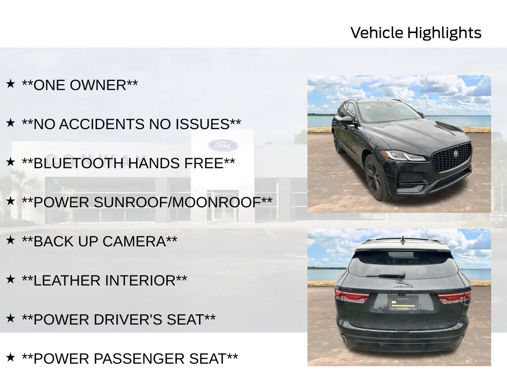 2023 Jaguar F-PACE - $31,998