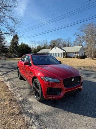 2017 Jaguar F-PACE with Italian Racing Red Metallic Exterior