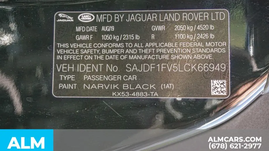 2020 Jaguar F-TYPE R-Dynamic