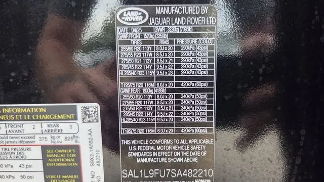 2025 Land Rover Range Rover Sport P400 Dynamic SE