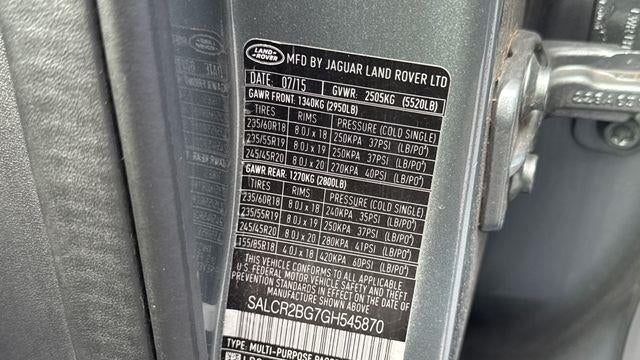 2016 Land Rover Discovery Sport HSE