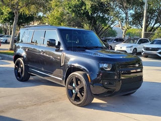 2024 Land Rover Defender with Santorini Black Metallic Exterior