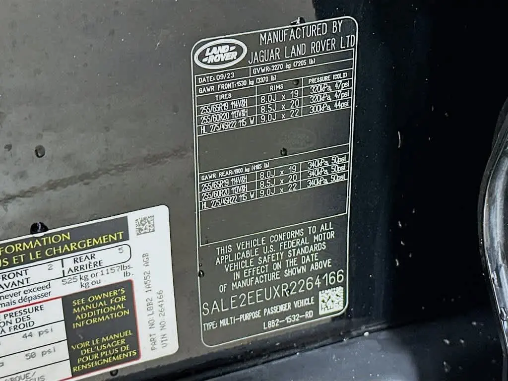 2024 Land Rover Defender - $50,020
