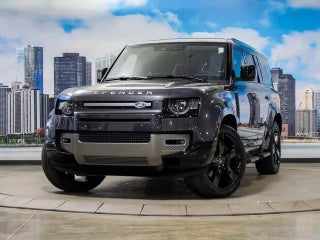 2025 Land Rover Defender with Carpathian Grey Prem Met Exterior