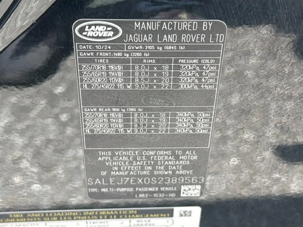 2025 Land Rover Defender - $48,405