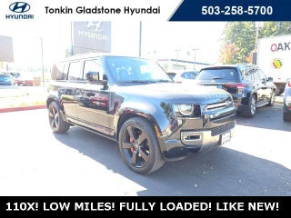 2021 Land Rover Defender with Santorini Black Metallic Exterior