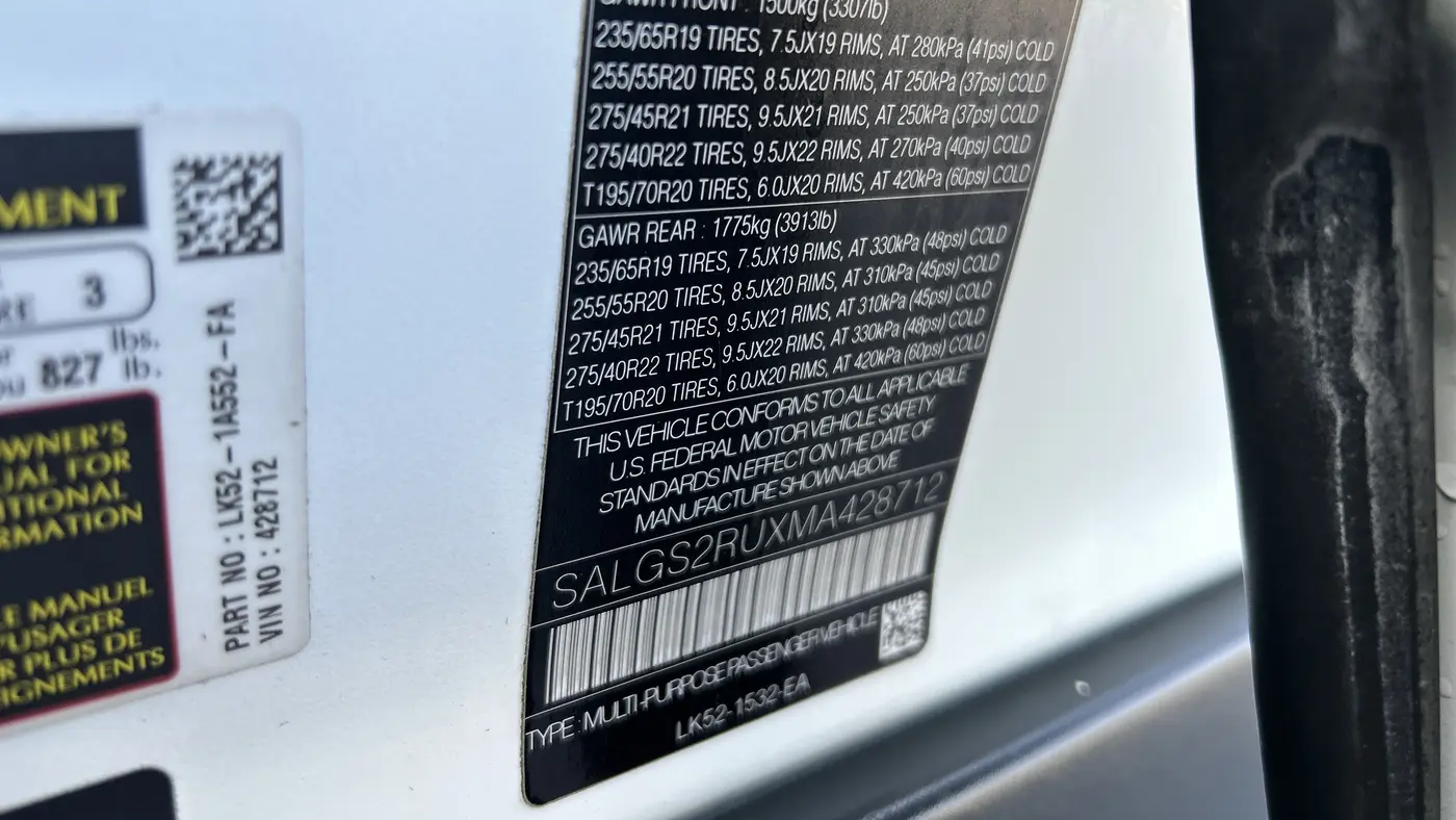2021 Land Rover Range Rover P400 HSE Westminster Edition