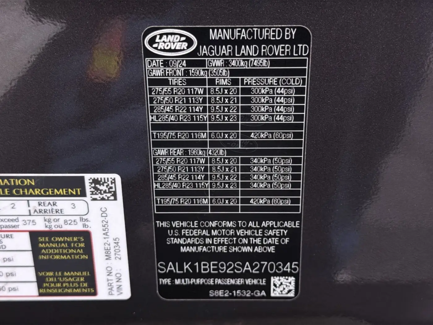 2025 Land Rover Range Rover - $127,618