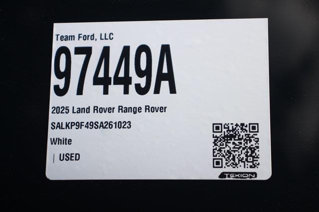 2025 Land Rover Range Rover - $98,995