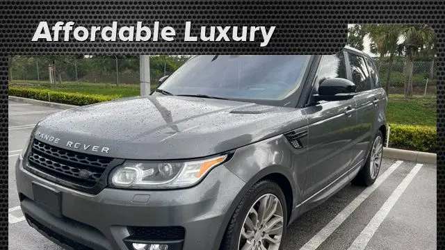 Preowned 2016 Land Rover Range Rover Sport Supercharged for Sale