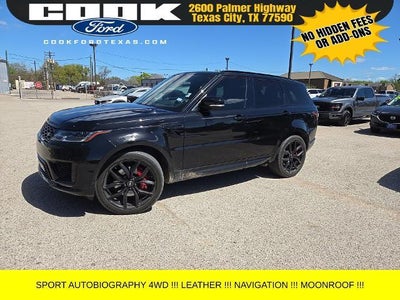2022 Land Rover Range Rover Sport AWD P525 Autobiography 4DR SUV