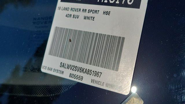 2019 Land Rover Range Rover Sport HSE Dynamic