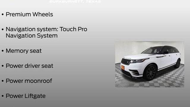 2019 Land Rover Range Rover Velar P340 R-Dynamic SE