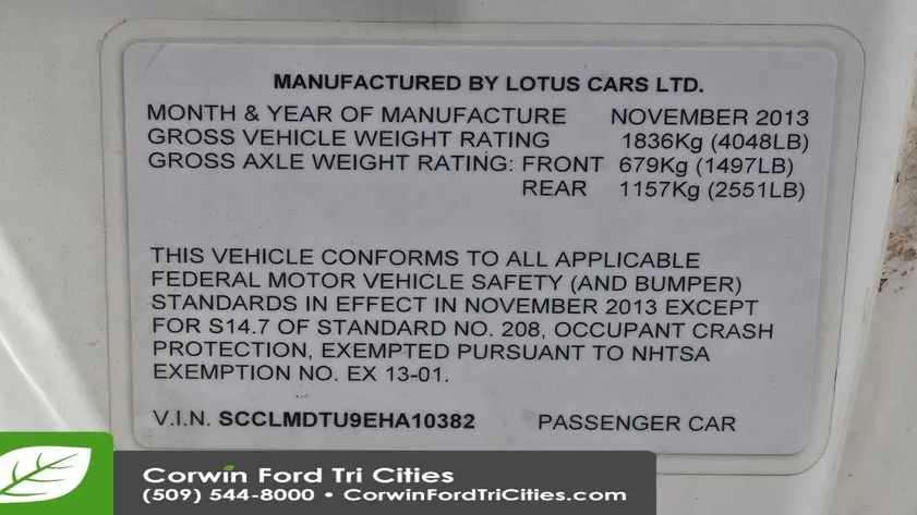 2014 Lotus Evora 2+2