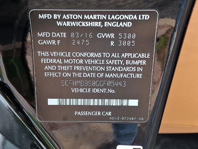 2016 Aston Martin Rapide - $80,799