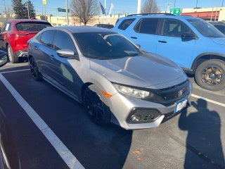 2018 Honda Civic with Lunar Silver Metallic Exterior
