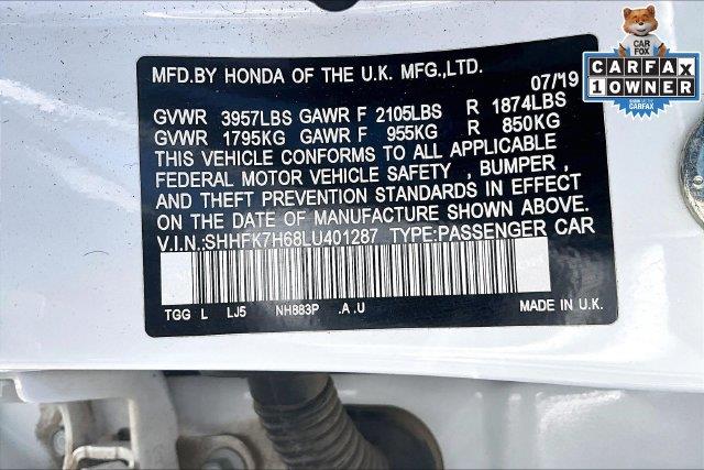 2020 Honda Civic - $24,873