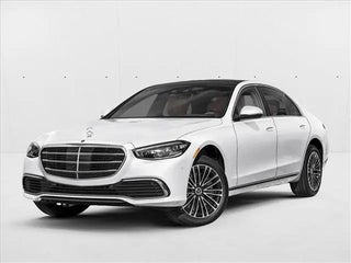 2026 Mercedes-Benz S-Class with Manufaktur Moonlight White Magno Exterior