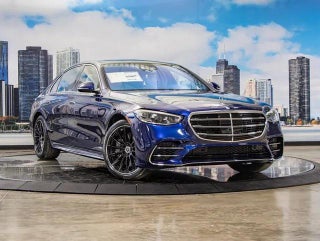 2026 Mercedes-Benz S-Class with Manufaktur Signature Mystic Blue Metallic Exterior