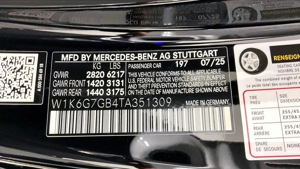 2026 Mercedes-Benz S-Class S 580 4MATIC